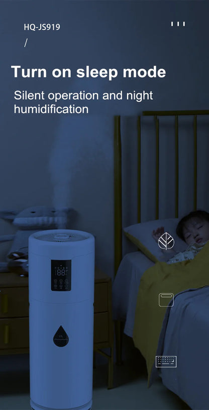 100-240V Humidifiers for Large Room Wholehouse Humidifier 2000 sq.ft.Honovos 17L/4.5Gal Ultrasonic Cool Mist Large Humidifier