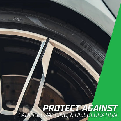 Hydroshine Ceramic Tire Coating Shine Spray Tyre Gloss Plastic Rubber Wheel Restorer  Long Lasting Hydrophobic Cleaner Seal Wax
