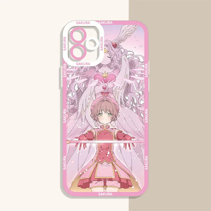 Anime Sakura Clear Case For Xiaomi 13T 12T 11T 10T 14 13 12 11 Lite 5G NE POCO F6 X6 Pro X3 NFC X5 X4 GT F3 F4 F5 M6 M5S C65