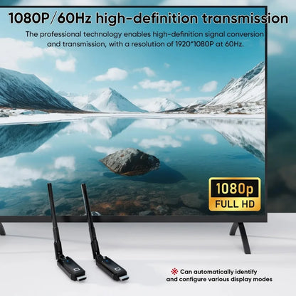 400M 1080P 5G Wireless HDMI Audio and Video Transmitter Receiver Extender for  Camera Laptop PC PS3/PS4 To TV Monitor Projector