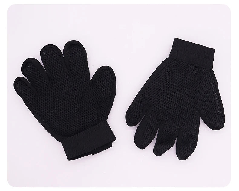 Pet Glove Cat Grooming Glove Cat Hair Deshedding Brush Gloves Dog Comb for Cats Bath Hair Remover Clean Massage Brush For Animal