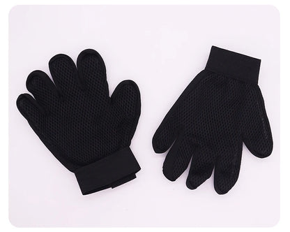 Pet Glove Cat Grooming Glove Cat Hair Deshedding Brush Gloves Dog Comb for Cats Bath Hair Remover Clean Massage Brush For Animal