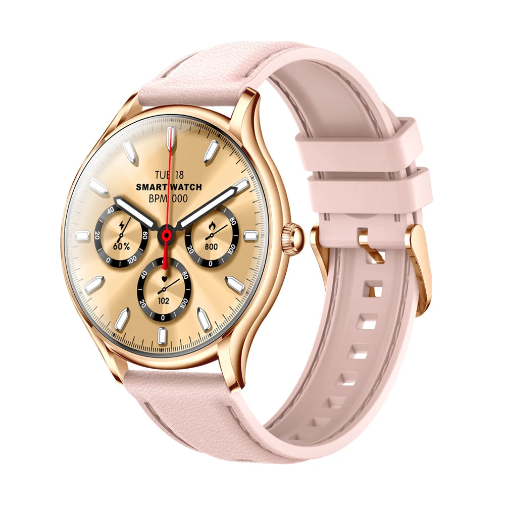 2025 New AMOLED Screen 7.9mm Ultra-thin Women Blue Tooth Call Smart Watch Heart Rate Health Lady Music Sport Fitness Smartwatch