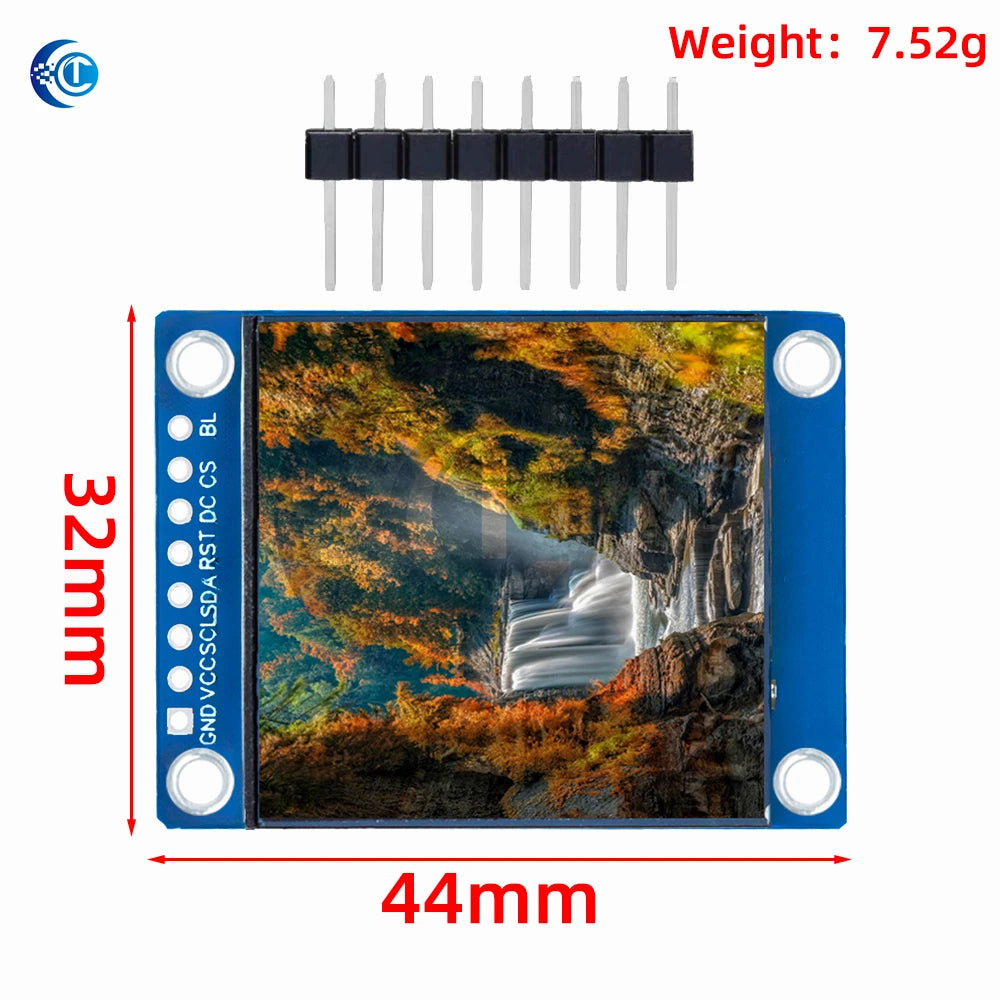 1.54 Inch 1.54" Full Color TFT Display Module HD IPS LCD LED Screen 240x240 SPI Interface ST7789 For Arduino
