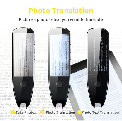 X5Pro Smart Voice Scan Translator Pen Real-Time Multi Language Translation Dictionary Pen Offline/WIFI/Mobile Hotspot Method