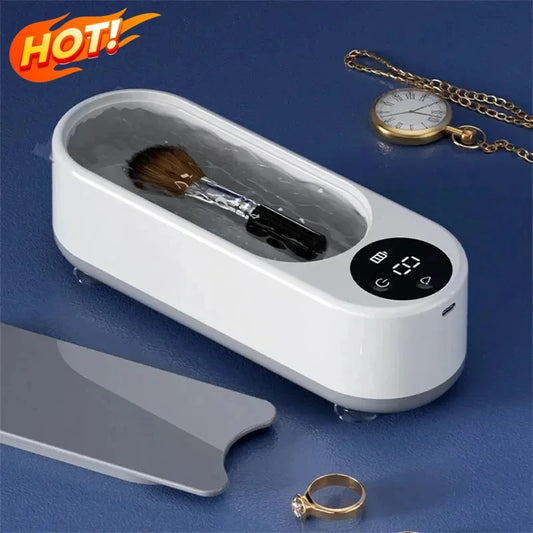 Clean Ultrasonic Cleaner Portable Household Cleaning Machine Jewelry Cleaner Machine Ring Glasse Makeup Brush Cleaner New