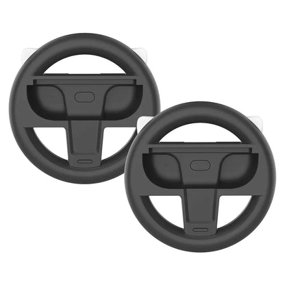 2PCS Steering Wheel for Nintendo Switch 2 JoyCon Controller for NS2 Gaming Racing Steering Wheel Hand Grip for Switch 2 Accessor