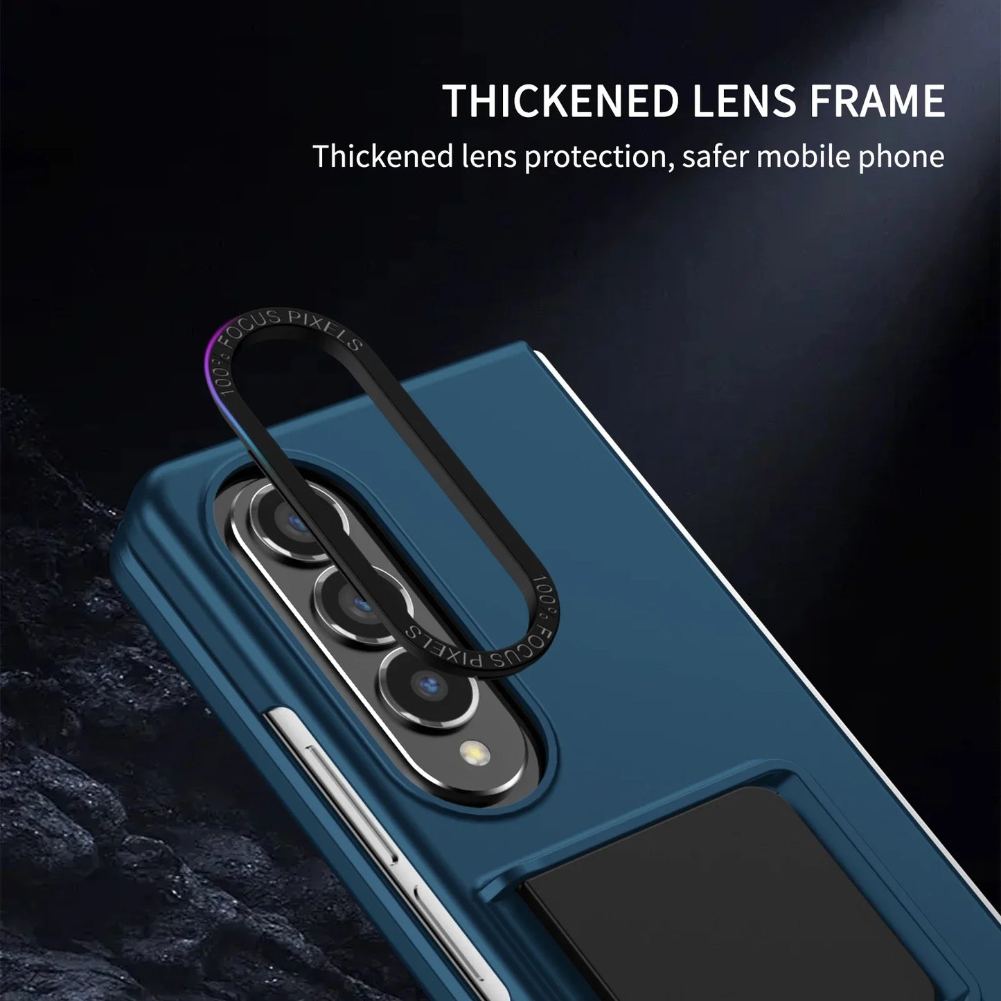 Anti-Shock Portable Stand Case for Samsung Galaxy Z Fold 7 6 4 5 5G fold7 fold6 Fold5 Fold3 Fold4 Fold 3 Phone Accessories Capa