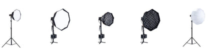 ZHIYUN MOLUS X200 RGB X200 Bi-color LED Video Light 200W High Brightness Adjustable Color Temp APP Control for Vlogging Filming