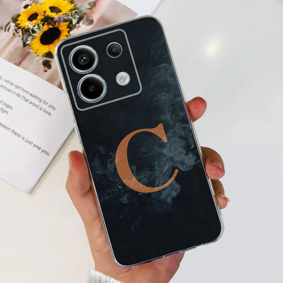 For Xiaomi Poco X6 Pro Case New Letters Cover Clear Silicone Phone Case For Xiaomi Poco X6 PocoX6 Pro 5G Soft Cover Fundas Coque
