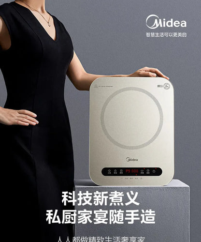 Midea Induction Cooker 2200W High Power Home Cooktop Built-in Timer Hotpot Cooker C22-Micca708 220V