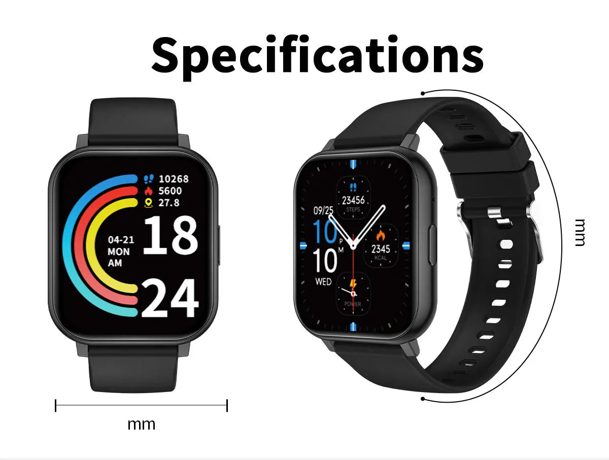 LIGE 2026 New Health Monitor 1.83" HD Screen Fitness SmartWatch Call Reminder Bluetooth Call Waterproof Smart watch Men Women