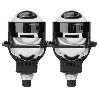 3.0 Inch Bi LED Projector Hella Lenses H4 H7 9005 9006 Car Headlight Bulbs Retrofit Kits Angel Eyes Halo Lights WHITE DRL 120W