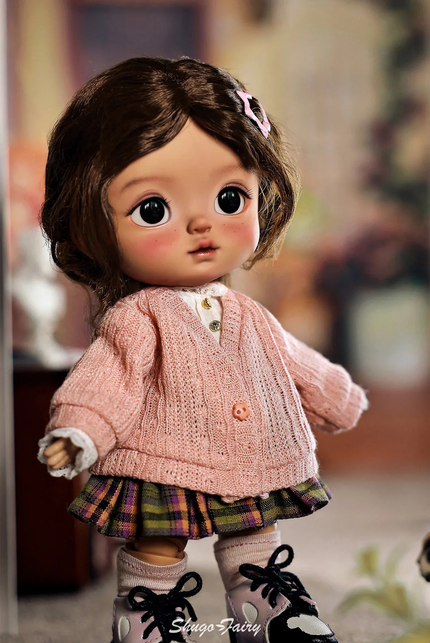 ShugaFairy Plums 1/6 Bjd Doll Head Thessa Body Autumn American School Style Joint Body Baby Toys Girls BJD Dolls