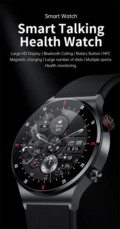 2023 New Bluetooth Call Smart watch Men Full touch Screen Sports fitness watch Bluetooth is Suitable For Android ios Smart watch