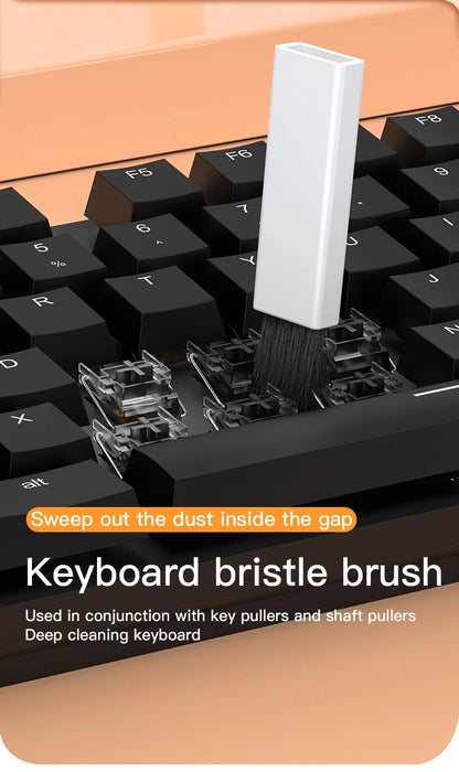 20 in 1 Cleaning Kit Computer Keyboard Cleaner Brush Earphones Cleaning Pen For Headset IPad Phone Cleaning Tools Keycap Puller
