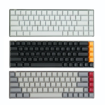 NPKC PBT Keycaps Custom Keycap Set Blank Key caps ANSI Retro Key cap DSA Keycaps for MX Switch Mechanical Keyboard GH60 XD/GK64