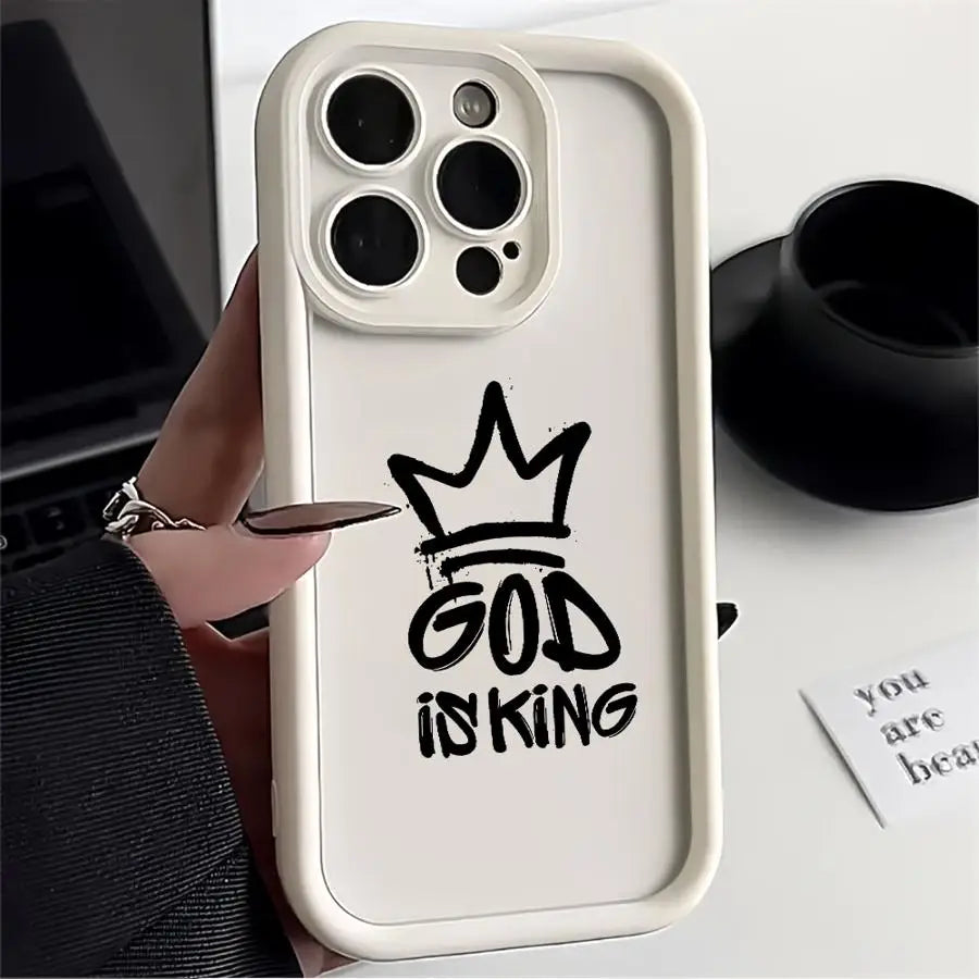 J-Jesus Is King Phone Cover Case for iPhone 17 Pro Max 16 Air 12 Pro 14 13 11 15 Plus 17Pro
