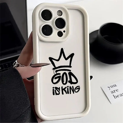 J-Jesus Is King Phone Cover Case for iPhone 17 Pro Max 16 Air 12 Pro 14 13 11 15 Plus 17Pro