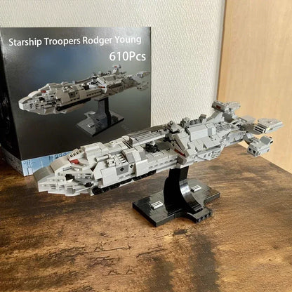 MOC Custom Starship Troopers Destroyer Building Blocks Model Space Wars Games DIY Assembly Bricks Children's Toy Christmas Gift
