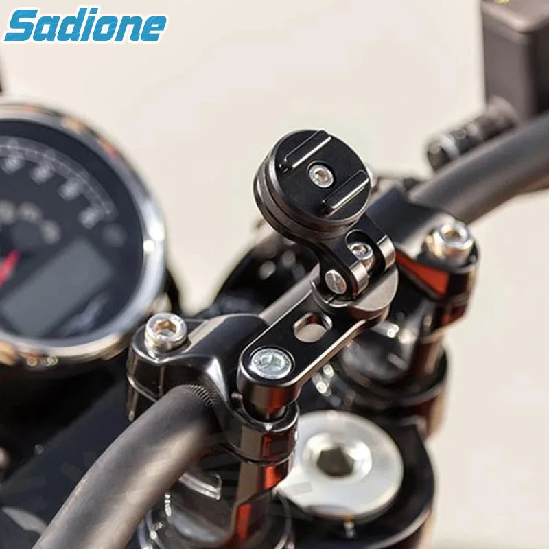 Phone Holder Stem Triple Tree Fork Mount Clamp Mobile Phone Stand Motorcycle Mirror Navigation Phone Support Handlebar Bracket