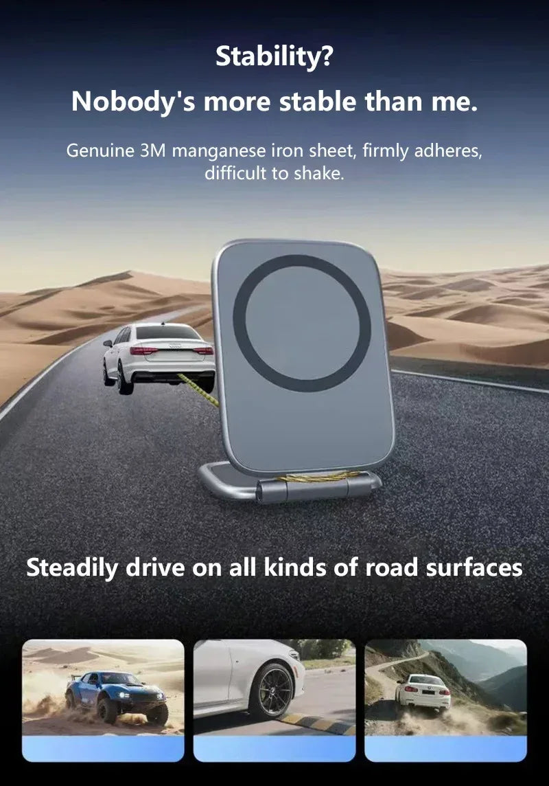 Magnetic Phone Holder for Car Mount with Dual Side Strong Magnets Ultrathin Adjustable Cell Phone Holder Accessories For Phone
