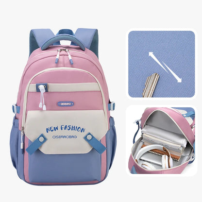 Schoolbags for Primary School Girls 1 to 3 Grade Junior High School Students High-Looking Large Capacity Backpacks