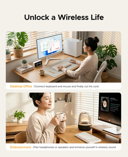 ORICO Dual Mode 6.0 Wireless WiFi Adapter Bluetooth USB Dual Band Network Card Receiver for Desktop Suitable for Desktop Laptops