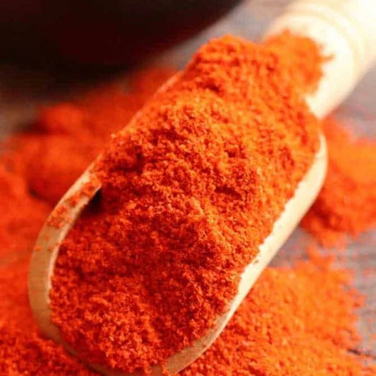 Premium Grade Paprika Powder Finely Ground Natural Deep Red Color Blended Spice Single Herbs Raw Saanvisha Telangana India