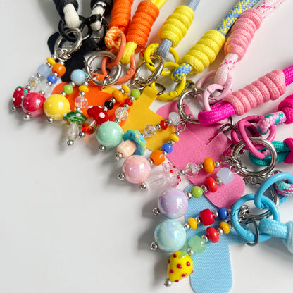 Wrist, Thumb, Mobile Phone Hanging Rope Dual Purpose Adjustable Short Braided Rope Strong and Durable for Men and Women