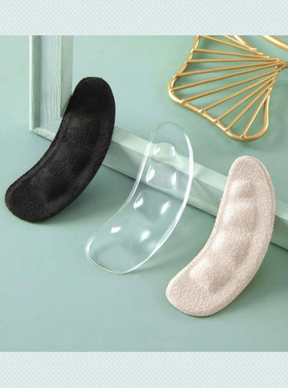 1/2Pair Silicone Pads Forefoot for Women's Shoes Non-slip Insert Self-adhesive Heel Gel Insoles Heels Sandals Anti-Slip Foot Pad
