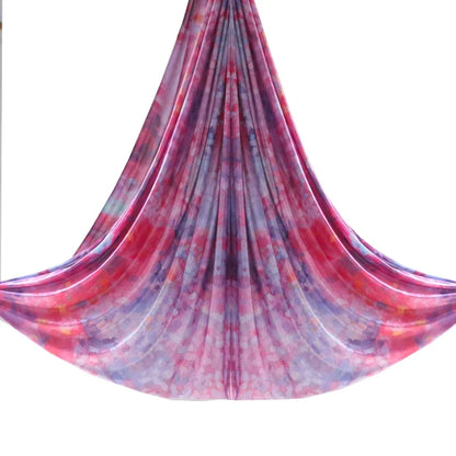 2024 New Aerial Yoga hammock Fabric Flying Pilates Yoga Swing Silk Aerial Anti-Gravity Traction Device Fitness Yoga Home Gym