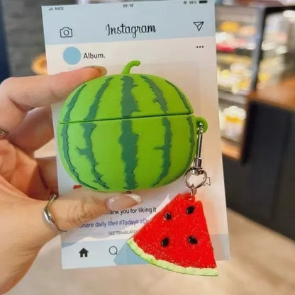 Simulation fruit 3D watermelon cute earphone cover for Huawei Freebuds Pro5 Pro4 Pro3 Pro2 4i 5i 6i 7i 4 5 FreeClip FreeClip2