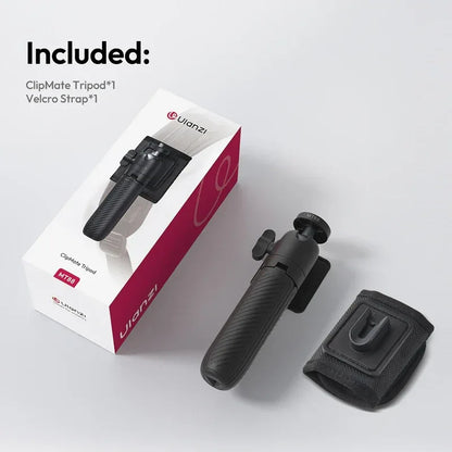 Ulanzi MT88 ClipMate Tripod Backpack Clip Selfie Stick Mode Extendable Tripod Mode Travel Photography Livestreaming Vlog Shots
