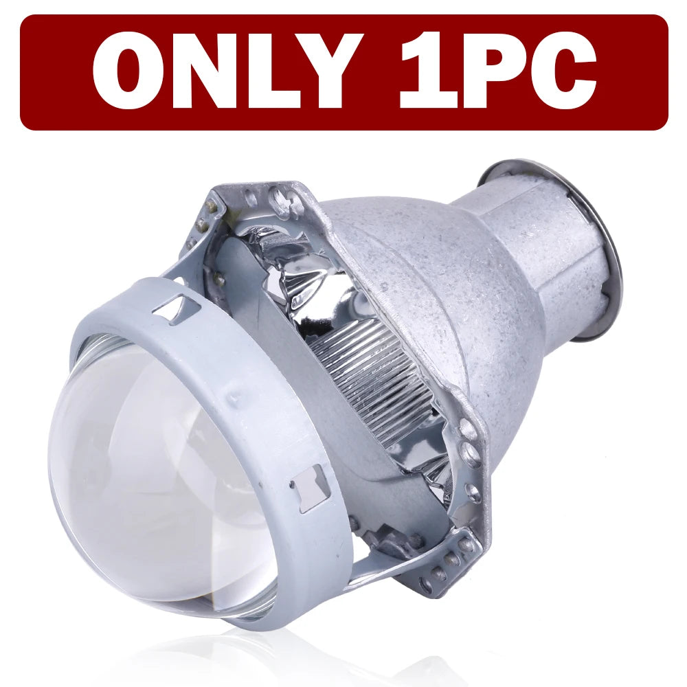 3 inch Projector Lens H7 For Hella 3R Headlights Retrofit Kit Single Xenon Moto Low Beam Auto Lamp H7 D2S D2H LED HID Car Light