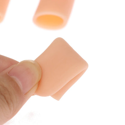 3/10pcs Finger Protector Anti-cut Silicone Gel Tube Hand Bandage Heat Resistant Finger Sleeves Great Cooking Kitchen Tools