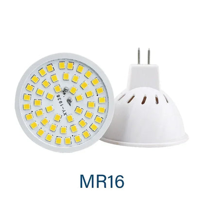 1-10PCS GU10 MR16 E14 E27 Spotlight Lampada LED Bulb AC110V 220V Bombillas Spot Light Replace The Halogen Lamp Home Derection