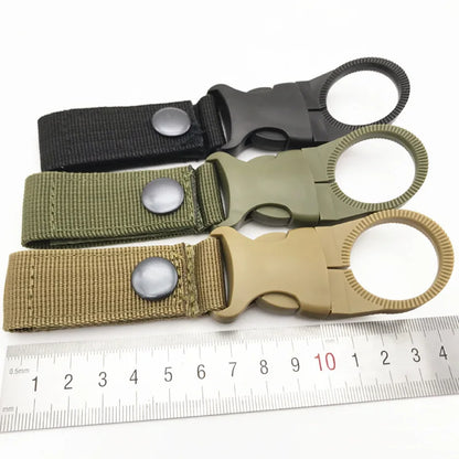 1/2/5pcs Hanging Bottle Buckle Clip Carabiner Portable Water Bottle Holder Clip Belt Backpack Hanger for Outdoor Camp Hiking