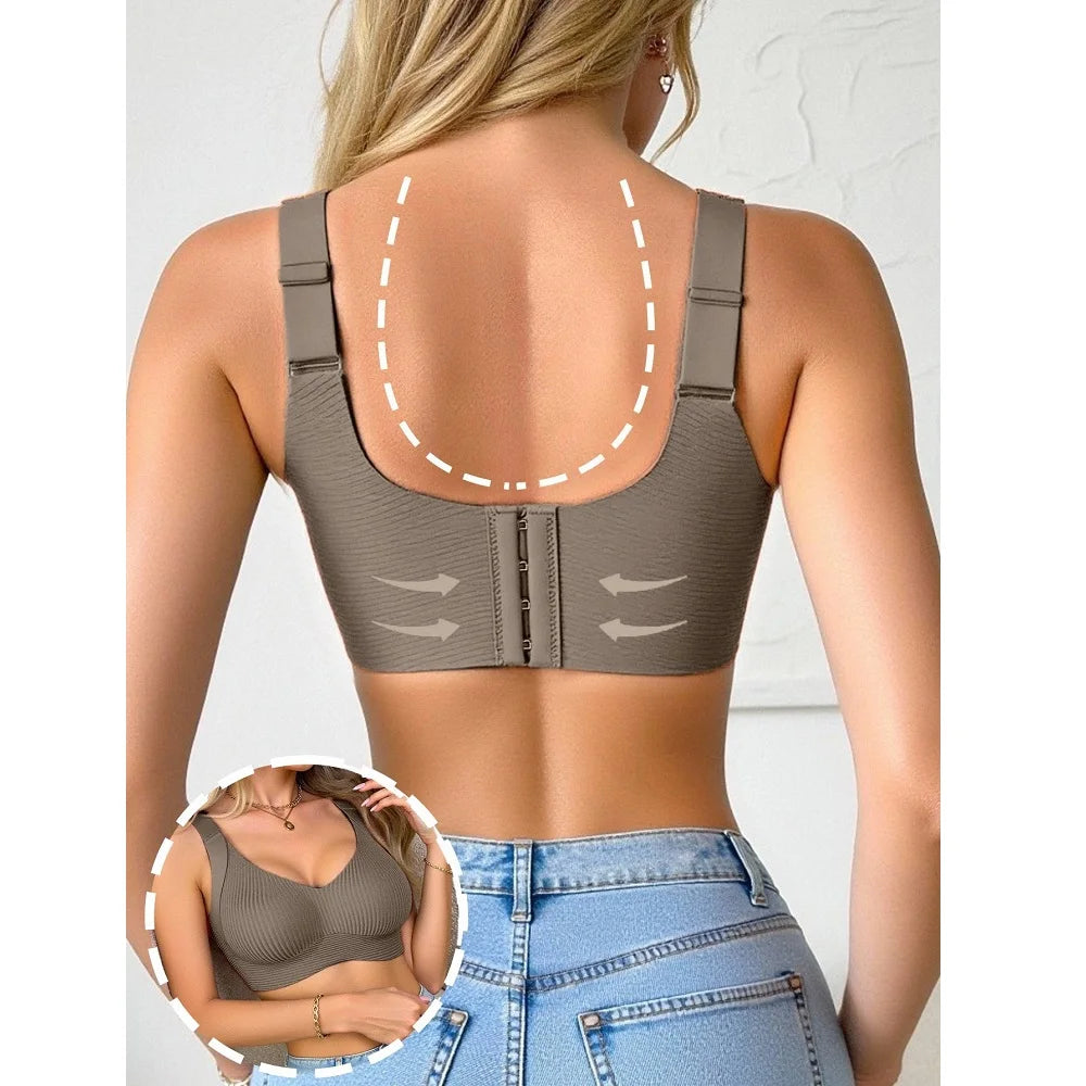 Bras for Women Full Cup Seamless Push up Female Underwear Adjustable Stretch Shoulder Straps Skin Friendly Bralette