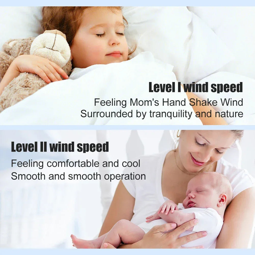 LED Tower Fan Mini Vertical Conditioner 2 Gear Speed No Leaf Air Conditioner Portable Electric Floor Fan for Home Office