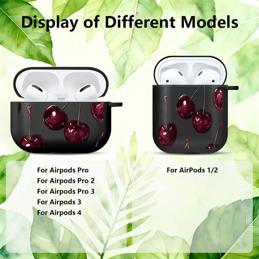 Cartoon Cherry Lichee Earphone Cases Cover Case For Airpods 2 3 1 Pro2 Pro Pro3 4