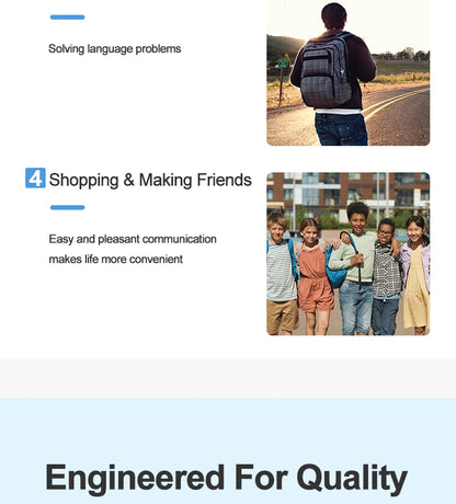 MD08 Smart Voice Translator 5.0" Screen Dictionary Translation Pen Scanner Text Scanning Translator 116 Languages for Learning