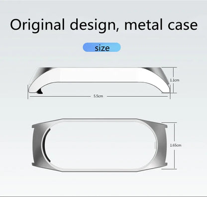 Metal Strap bracelet for Xiaomi mi band 7 6 5 3 4 strap Stainless Steel MiBand 4 Smart Wrist Strap for xiao mi miband 4 3 straps