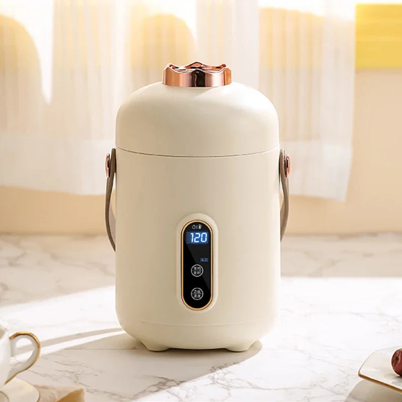 New Mini Rice Cooker Small 600ML Electric Cooker Multifunctional Electric Cooking Pot 12H Reservation Mini Hot Pot For Dormitory