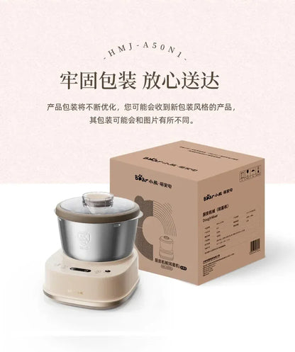 5L Electric Dough Mixer Household Timing Dough Kneading Machine Stand Mixer Microcomputer Control Flour Fermentation Mixer