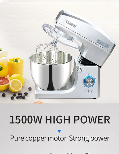 HPH2O 7L Electric Kitchen Mixer Machine 1500w Stand Mixer Dough Mixer Blender Mixer Planetary Home Appliance