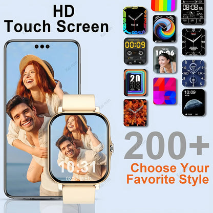 2025New Upgrad Smart Watch For Men Women 1.83Inch Full Touch Display BT Call Sports Monitoring SmartWatch For Android&IOS Phone
