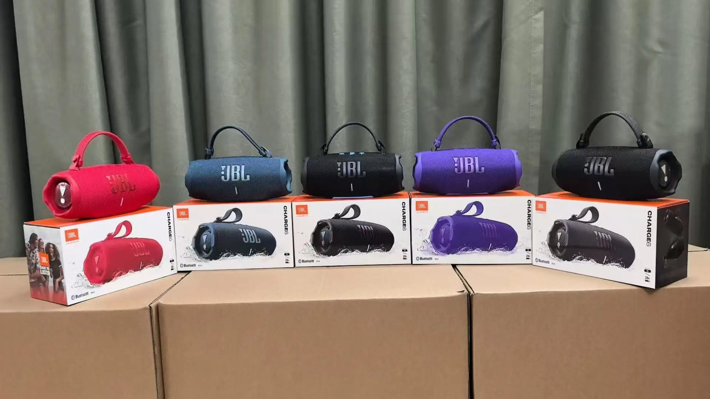 JBL Charge 6 Portable Bluetooth Speaker FLIP6 IPX7 Waterproof Outdoor Stereo Bass Music Track with Independent Tweeter