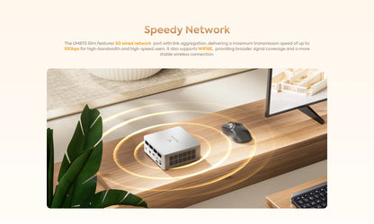 MINISFORUM Mini PC UM870 Slim AMD Ryzen 7 8745HMini Computer Window 11 DDR5 32GB 1TB SSD UM680 Slim AMD Ryzen 7 6800H  Gaming PC