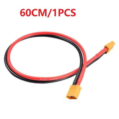 XT60 12AWG Parallel Battery Connector XT60Male/Female Cable Dual Extension 40CM/60CM Silicone Wire for RC Battery Motor